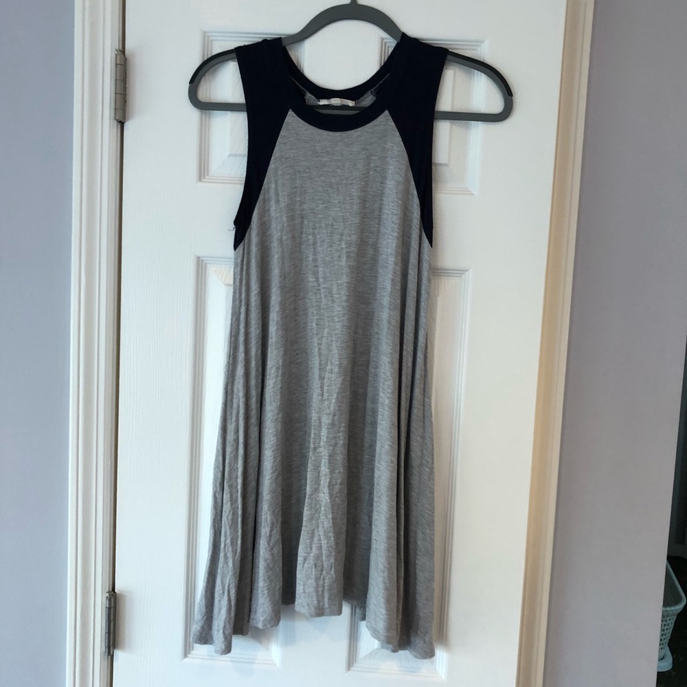 Gray cover up dress